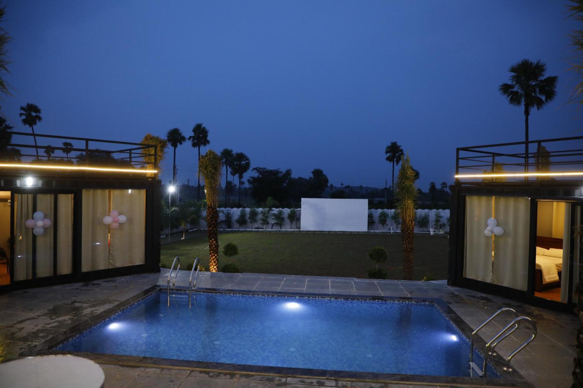 La Serene Farm Stay - Luxary 4 Bed Room Property Hyderabad Luaran gambar